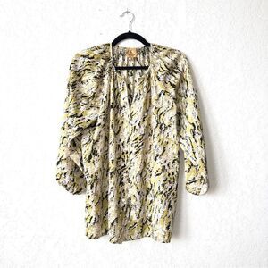 Kasper Abstract‎ Animal Print Blouse Size Medium
